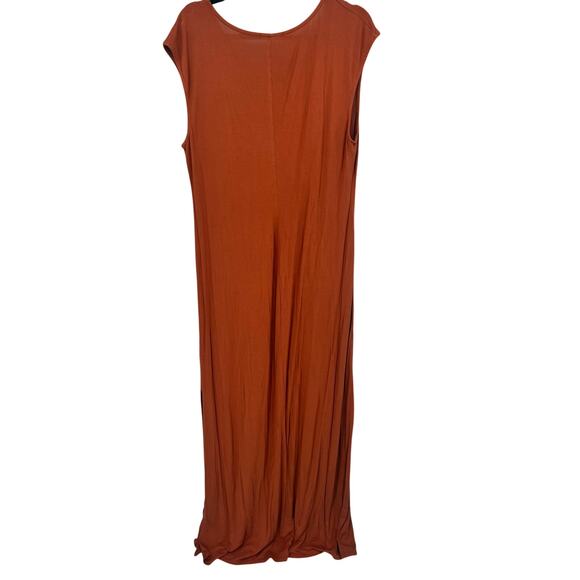 West Kei Burnt Orange Cap Sleeve Maxi Dress - Women's XL - Picture 2 of 7